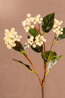 WILD BERRY SPRAY Aranžovací květina bílá 53 cm