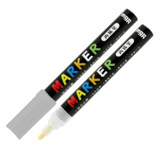 Popisovač M & G Acrylic Marker 2 mm akrylový - 30 barev Barva: Silver - S110