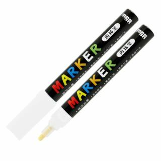 Popisovač M & G Acrylic Marker 2 mm akrylový - 30 barev Barva: White - S100