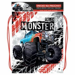 Pytel na přezůvky s potiskem - Seria 4 - Monster Truck