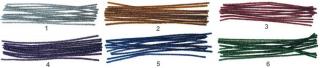 Žinilka lesklá chlupaté modelovací drátky 16ks v sáčku 29cm 6703 Žinilka drátky: 5. Modré