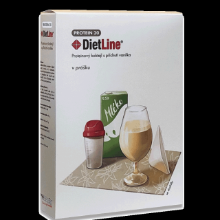 DietLine PROTEIN 20 proteinový koktejl s příchutí vanilka