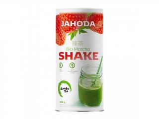 Bio Matcha Shake - Jahoda, bez lepku 300 g tubus