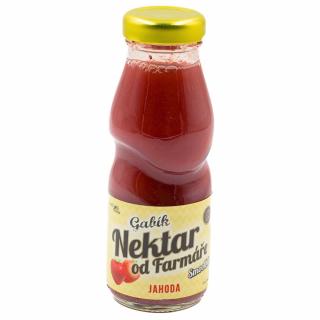 Gabík - nápoj od farmáře Jahoda 200ml