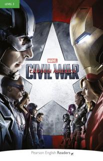Pearson English Readers: Marvel's Captain America: Civil War + Audio CD (A2 - Level 3 - 1200 headwords)