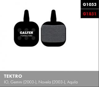 Brzdové destičky Galfer TEKTRO FD454 - Standard