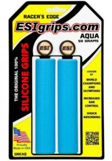 Gripy ESI grips Racers Edge silikonové sv. modré