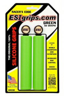Gripy ESI grips Racers Edge silikonové zelené
