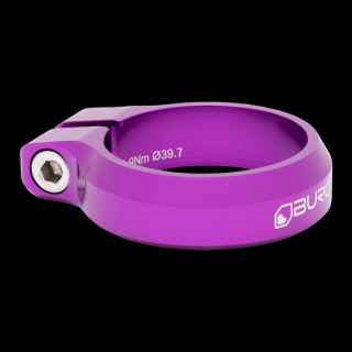 Sedlová objímka BURGTEC Barva: Purple Rain, Průměr sedlovky: 34.9mm