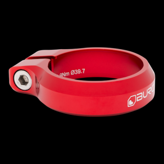 Sedlová objímka BURGTEC Barva: Race Red, Průměr sedlovky: 36.4mm