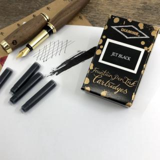 Bombičky Diamine - Jet Black 18ks