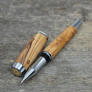 Dřevěné kuličkové pero Portland L - Oliva z Betléma 7