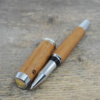 Dřevěné kuličkové pero Portland L - Teak