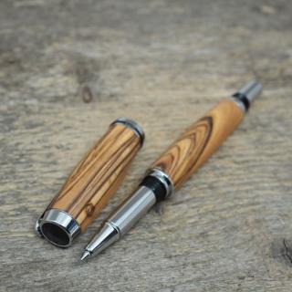Dřevěné kuličkové pero Portland S - Oliva z Betléma 1