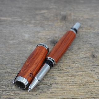 Dřevěné kuličkové pero Portland S - Padouk