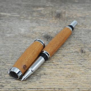 Dřevěné kuličkové pero Portland S - Teak