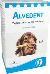 Alvedent enzymatické žvýkací proužky pro malé psy 200g