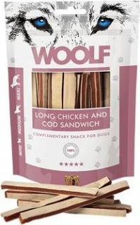 WOOLF pochoutka soft chicken and cod sandwich lon 100g