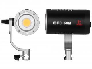 Jinbei EFD 60 M hybridní LED trvalé světlo - 60 W, 5500K + reflektor a kufr