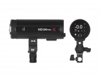 Jinbei HD 200 PRO TTL, HSS bateriový blesk, 200 Ws + reflektor a kufr