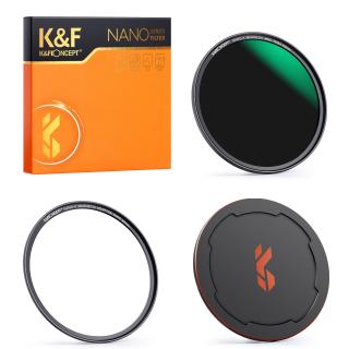 Magnetický šedý neutrální filtr NANO-X ND64 K&F - green coated (52 - 82 mm) Průměr: 52 mm