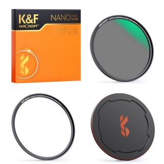 Magnetický šedý neutrální filtr NANO-X ND8 K&F - green coated (52 - 82 mm) Průměr: 52 mm