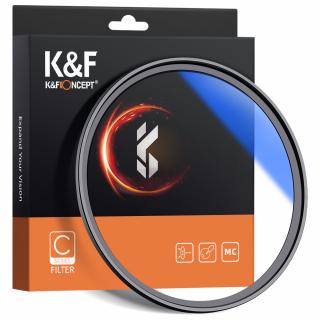 MC UV ochranný filtr K&F - blue coated (52 - 82 mm) Průměr: 55 mm
