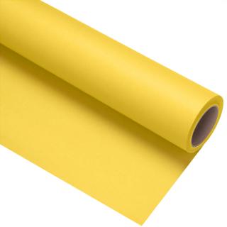 Papírové fotografické pozadí 1,35x11m - světle žluté - sulphur | aspen