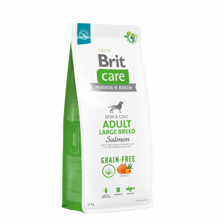 Brit Care Dog Grain-free Adult Large Breed 12kg (Superprémiové krmivo pro podporu kvality srsti a kůže)