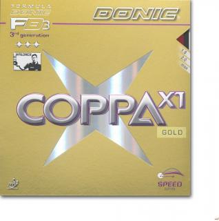 Donic Coppa X1 Gold (Gold) potah