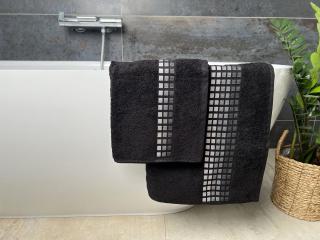 Froté ručník Darwin 450g - Černý 50x100