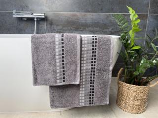Froté ručník Darwin 450g - Tmavě šedý 50x100