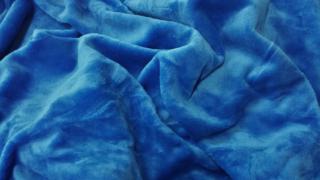 Mikroplyšová deka - Modrá