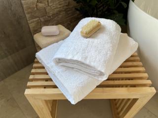 PÍSECKÉ LŮŽKOVINY Froté ručník 500g - hnědý 50x100