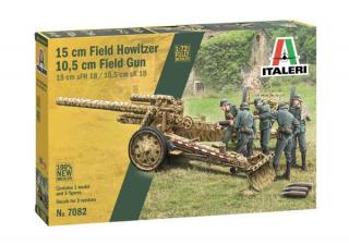 15 cm Field Howitzer - 10,5 cm Field Gun (1:72)