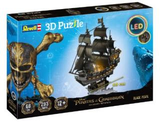 3D Puzzle REVELL - Black Pearl (LED Edition)