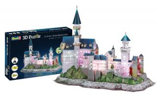 3D Puzzle REVELL - Schloss Neuschwanstein (LED Edition)