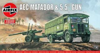 AEC Matador & 5.5 Gun (Airfix 1:76)