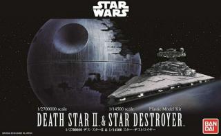 BANDAI SW Death Star II + Imperial Star Destroyer