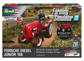 EasyClick traktor Porsche Junior 108 (Farming Simulator Edition) (Revell 1:24)
