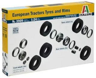 EUROPEAN TYRES and RIMS (Italeri 1:24)