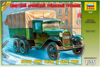 GAZ-AAA Soviet Truck (3-axle) (Zvezda 1:35)