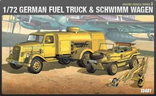 GERMAN FUELTANK & SHIWIMM (Academy 1:72)