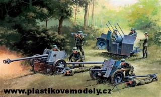 GERMAN GUNS SET: PAK35-PAK40-FLAK38 (Italeri 1:72)