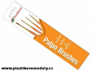 Humbrol Palpo Brush Pack AG4250 - sada štětců (velikost 000-0-2-4)