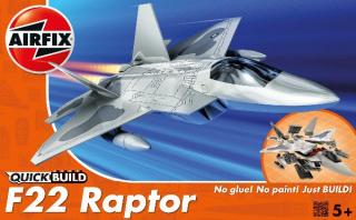 J6005 - QUICK BUILD F-22 Raptor (Airfix)