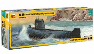 K-19 Soviet Nuclear Submarine  Hotel  Class (Zvezda 1:350)