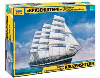 Loď  Kruzenshtern  Sailingship (Zvezda 1:200)