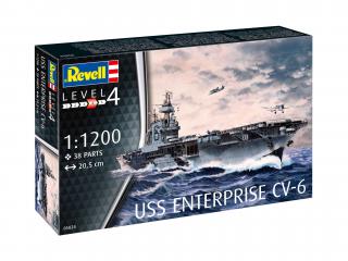 Loď USS Enterprise (Revell 1:1200)