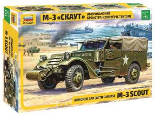 M-3 Armored Scout Car with Canvas (1:35)